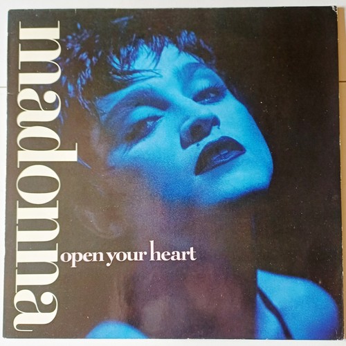 Madonna open your heart - madonna, heart/white