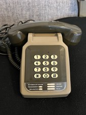 Ancien Téléphone Socotel Maron À Touches