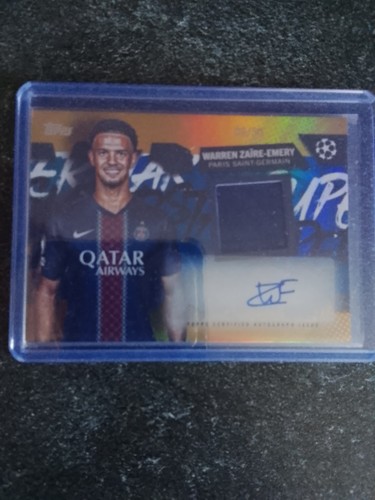 Patch auto topps ucc - auto, flasgship
