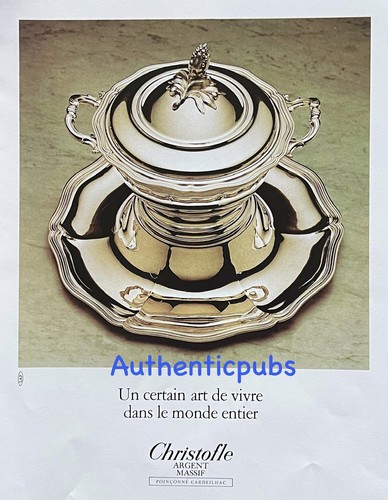 Publicite christofle - publicite,