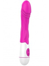 Vibromasseur Rose Gode Vibrant Vitesses Sextoys Femme Vibro Réaliste Silencieux