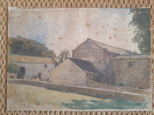 Peinture paysage english - paysage,