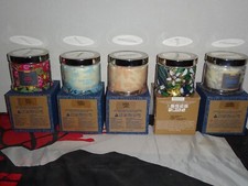 PARTYLITE   AU CHOIX  2  POTS  A  BOUGIE  3  MÈCHES  PLUSIEURS  SENTEURS" NEUF