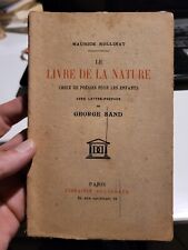 Le livre de la nature,choix De