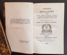 livres " Poésie ANGLAISES "