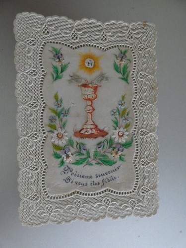 Image pieuse canivet dentelle