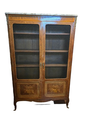 Bibliothèque marqueterie - bibliothèque, en
