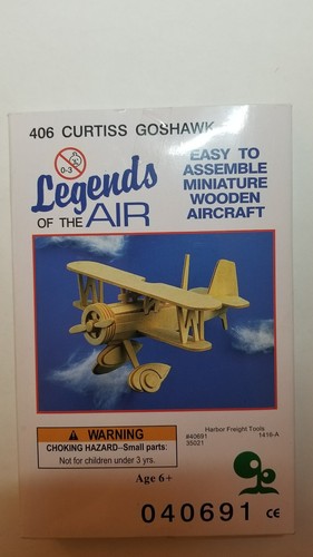 Miniature wooden aircraft 404 - aircraft,
