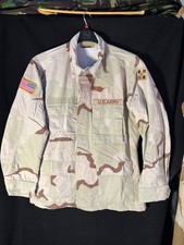 Gulf Guerre Armée Américaine Dcu Camouflé Combat Field Manteau / Blouson - 122cm