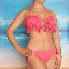 Raisins Coral Pink Sexy Fringe