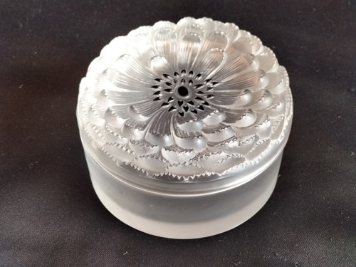 Lalique boîte poudre en - /,