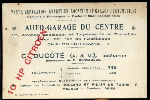 CHALON-SUR-SAÔNE.CARTON