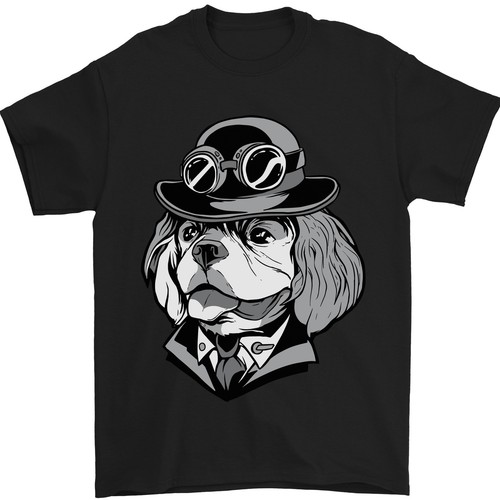 Steampunk king charles spaniel - charles,