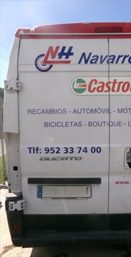 Porte battante arriere gauche - arriere,