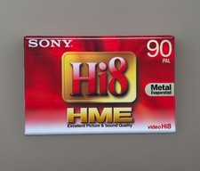 Cassette K7 Camescope Video / Sony Hi8 HME 90 Pal / E5-90HME3 / 90min