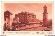 AOYP13-0827-MAROC - CASABLANCA - La place de france et l'hotel excelsior