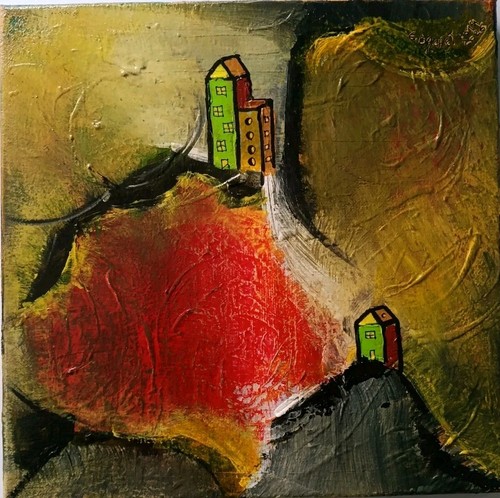 Tableau acrylique sur - tableau, châssis