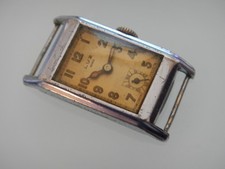 Montre mécanique ancienne Art Déco "LUZ - Fab.suisse" Fonctionne - c1935