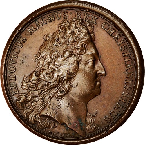 France médaille louis xiv - france,,