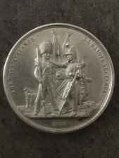 MEDAILLE ETAIN 1854 LA SAINTE