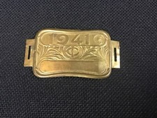 Plaque fiscale de vélo /