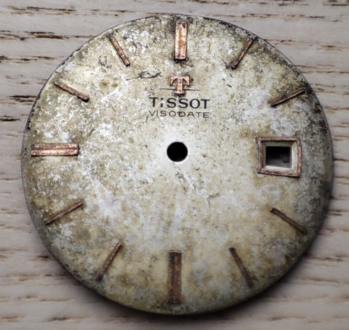 Tissot visodate watch dial - tissot,
