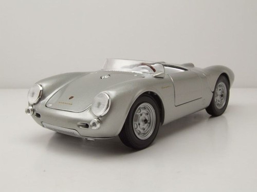 Porsche 550 spyder argent - a,