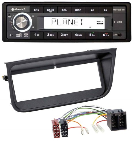 Continental usb 1din - continental, dab