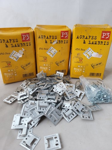 750 agrafes lambris 3mm - agrafes,