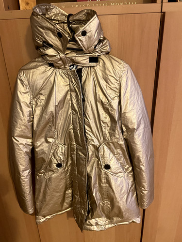 Manteau doudoune doré neuf