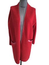 Superbe Veste Gilet Laine Cachemire Rouge Max & Moi 36/38 Jamais Porté 