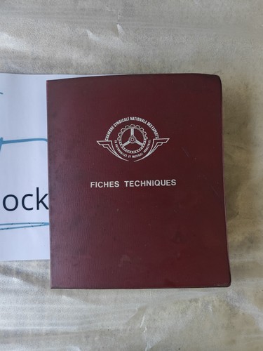 Classeur fiche technique - fiche,