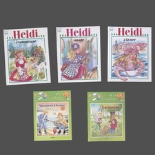 Lot 5 Livres Éditions Hemma 3 Heidi/2 Collections Tout Au Fil Des Jours Bon État