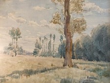 Peinture aquarelle paysage - aquarelle,