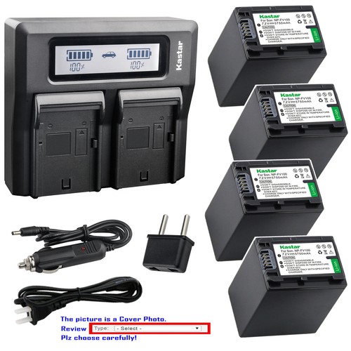 Kastar battery dual lcd fast - dual,