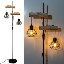Lampadaires Bois Salon Métal