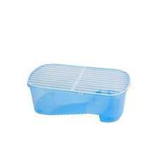 Enclos tortue avec couvercle grillagé et terrasse