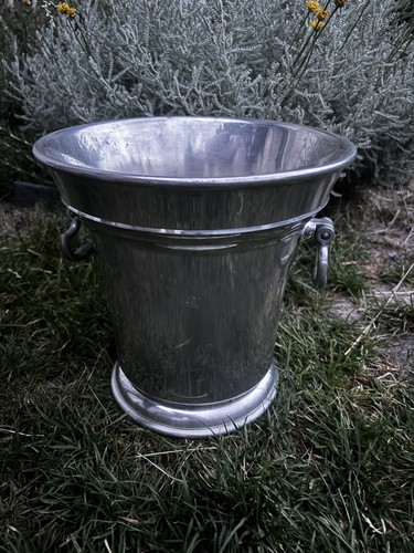 Seau champagne étain - à,