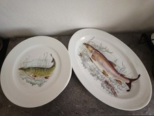 Service Poissons. Porcelaine