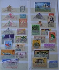 Lot de Timbres de Collection oblitérés / pays d' Afrique 