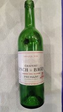 chateau lynch bages 1978 empty bottle (vide)