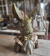GRAND BUSTE LAPIN 39cm de HAUT