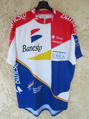 Maillot cycliste banesto s - maillot,