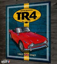 Plaque métal Triumph TR4 TR4A