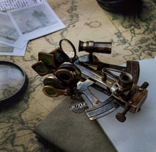 Sextant Nautique En Laiton