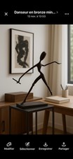 Superbe Sculpture En  Bronze Yves LOHE