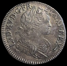 Écu France-Navarre 1718 X Amiens Louis XV Superbe Patine 🥰