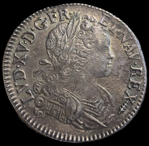 écu france navarre 1718 - france-navarre, x