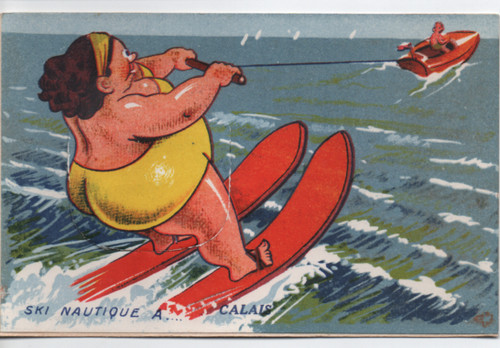 Calais carte humoristique - 62,