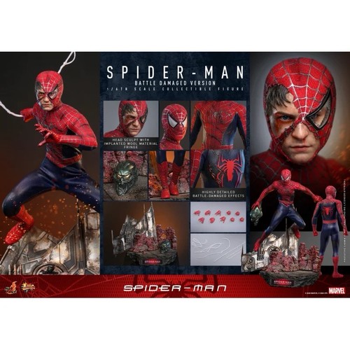 Hot toys spider - hot, spider-man